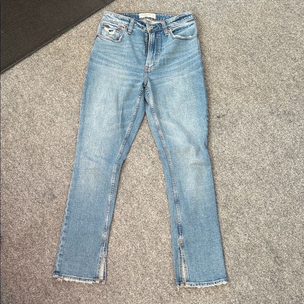 Abercrombie & Fitch Light Blue Straight Leg Jeans
